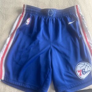 Nike Blue Philadelphia 76ers Shorts